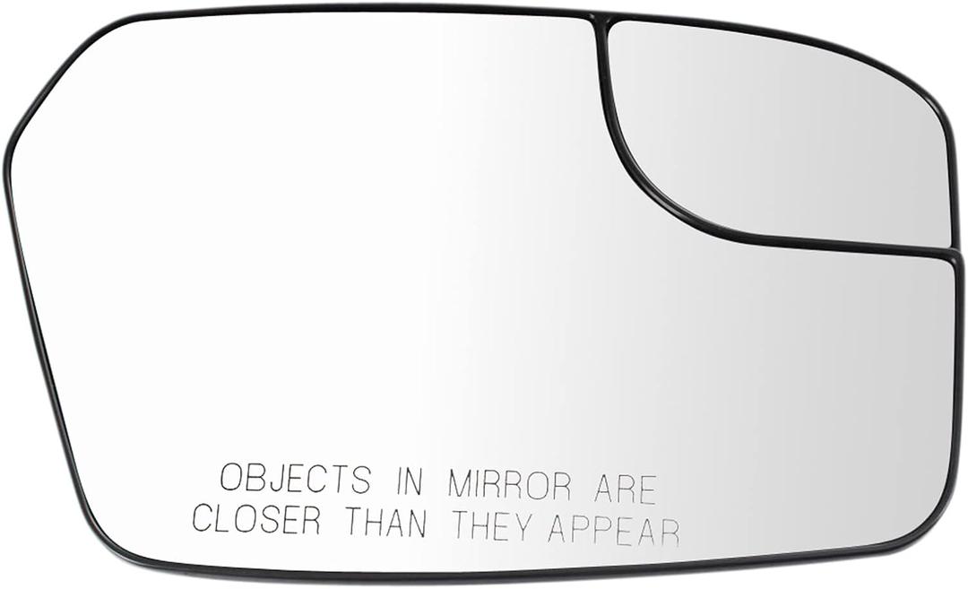 TRQ Passenger Side Mirror Glass Convex Snap On Compatible with 2011-2012 Ford Fusion FO1325208 TRQ Passenger Side Mirror Glass Convex Snap On Compatible with 2011-2012 Ford Fusion FO1325208