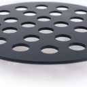 4-1/4 Inch Screw-in Round Floor Drain Cover Replacement Shower Drainer Grates (Black)