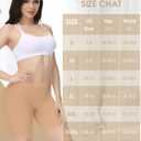 4 x Yeblues Women 3 Pack Seamless Slip Shorts for Under Dress Smooth Boyshorts for Yoga/Bike/Workout Shapewear Shorts (1 Pc-beige)