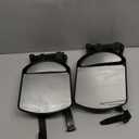 Towing Mirrors Extenders, Clip-on Side Mirror Extensions for Towing, Adjustable 360 Degree Rotation Dual View Tow Mirrors for Vehicle Car Truck Trailer, 2 PCS