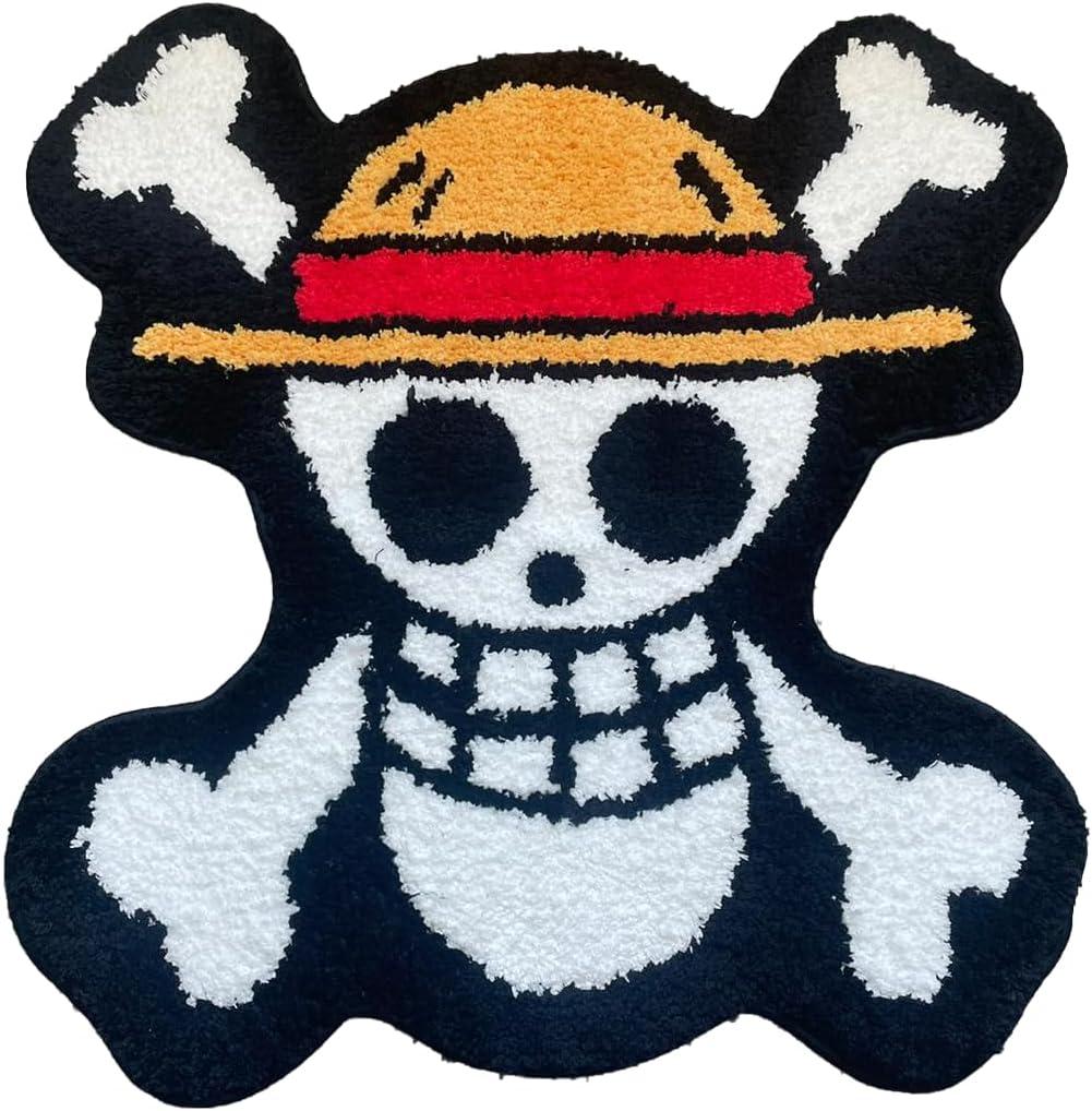 One Piece Rug - Anime bathmat - Handmade Tufted Decor - Handmade & Premium- 28in (70cm) - Hypebeast Room - Preppy - Hypebeast Room Decor - Luxape Rug (One Piece)