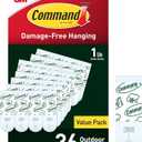 Command All Weather Small Foam Replacement Strips, 36 Strips
