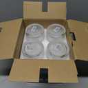 ISMASOAN Vintage Hobnail Drinking Glasses Set of 8, Cocktail Glasses 14 oz and 12 oz, Cups for Kitchen, Beaded Glassware, Highball Glasses for Whiskey, Juice, Water, Beer