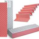 Ultralight Foam Sleeping Pad, Waterproof Closed Cell Foam Pad for Superior Insulation, Folding Sleeping Mat for Compact Storage, Foldable and Portable for Hiking and Camping (Orange)