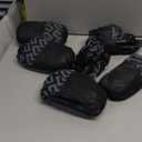 X-Large 50 Pack Shoe Covers Disposable Non-Slip, Black Non-Woven Fabric Boot Covers for Indoors Breathable Slip Resistant Durable Boot, Stretchable Fits Up to Size 13 US Men (Black, 50 Pack)