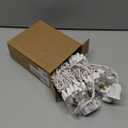 Christmas Lights 100 Count Clear White Wire UL Certified Connectable Warm White String Lights for Christmas Tree,Garland,Home,Patio, Wedding,Party,Festival Decor