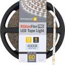 Armacost Lighting RibbonFlex Pro 12V White LED Strip Lights 60 LED/m, 4000K, 8.2 ft 152210