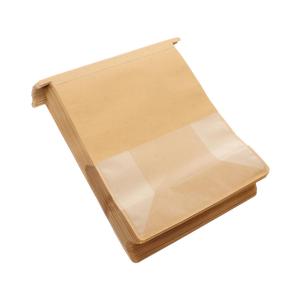 50 Pack Bread Bags with Window Pastry Sandwich Bags Paper Wrapping Pouches for Baking