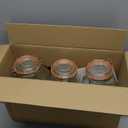 Wide Mouth Mason Jars 64 oz 3 Pack Half Gallon Glass Jar with Airtight Lids, Large Mason Jar with Scale Mark Food Storage Canning Jars for Pickling Flour Sugar Pasta Oats Cereal