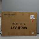 Framed Neutral Modern Floral Black and White Wall Art, Large Contemporary Canvas Prints, Elegant Minimalist Beige Botanical Flower Pictures for Living Room Dining Bedroom Hallway Wall Decor 24x36 In