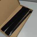 50 Pieces Black 12 inches x 1/2 inch Reusable Cable Ties Microfiber Cloth Hook and Loop Straps Network Wire Management Organizer