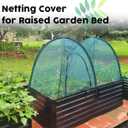 Pop up Gardening Net Cover,36x36x39 inch Pack of 3 Pest Guard Cover for Vegetables Fruits Durable Plant Gardening Net Pop-Up Chicken Pen for Small Animals Outdoor Run and Pet Enclosure