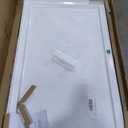 CKB 60 in. L x 36 in. W Center Drain Shower Base, Single Threshold Shower Pan with Slip Resistant Textured Surface, White Acrylic shower Pan