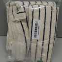 Jacquotha Black and White Striped Hand Towels for Bathroom, Vintage Kitchen Decor, Guest Use, Adults & Kids, Natural Cotton, 14 x 29
