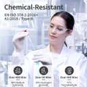 LANON Food Safe White Disposable Nitrile Gloves, Latex-Free, Powder-Free, Textured Fingertips, Cooking, Cleaning, Medium (Medium (Pack of 100))