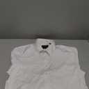 J.VER Men's Dress Shirts Solid Long Sleeve Stretch Wrinkle-Free Formal Shirt Business Casual Button Down Shirts (Medium, White)
