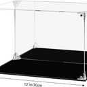 Display Case 11.8"X7.8"X7.8" inch,30X20X20cm for Collectibles Assemble Clear Acrylic Box Alternative Glass Case for Display Action Figures Home Storage Organizing Toys (11.8"X7.8"X7.8"/30X20X20CM)