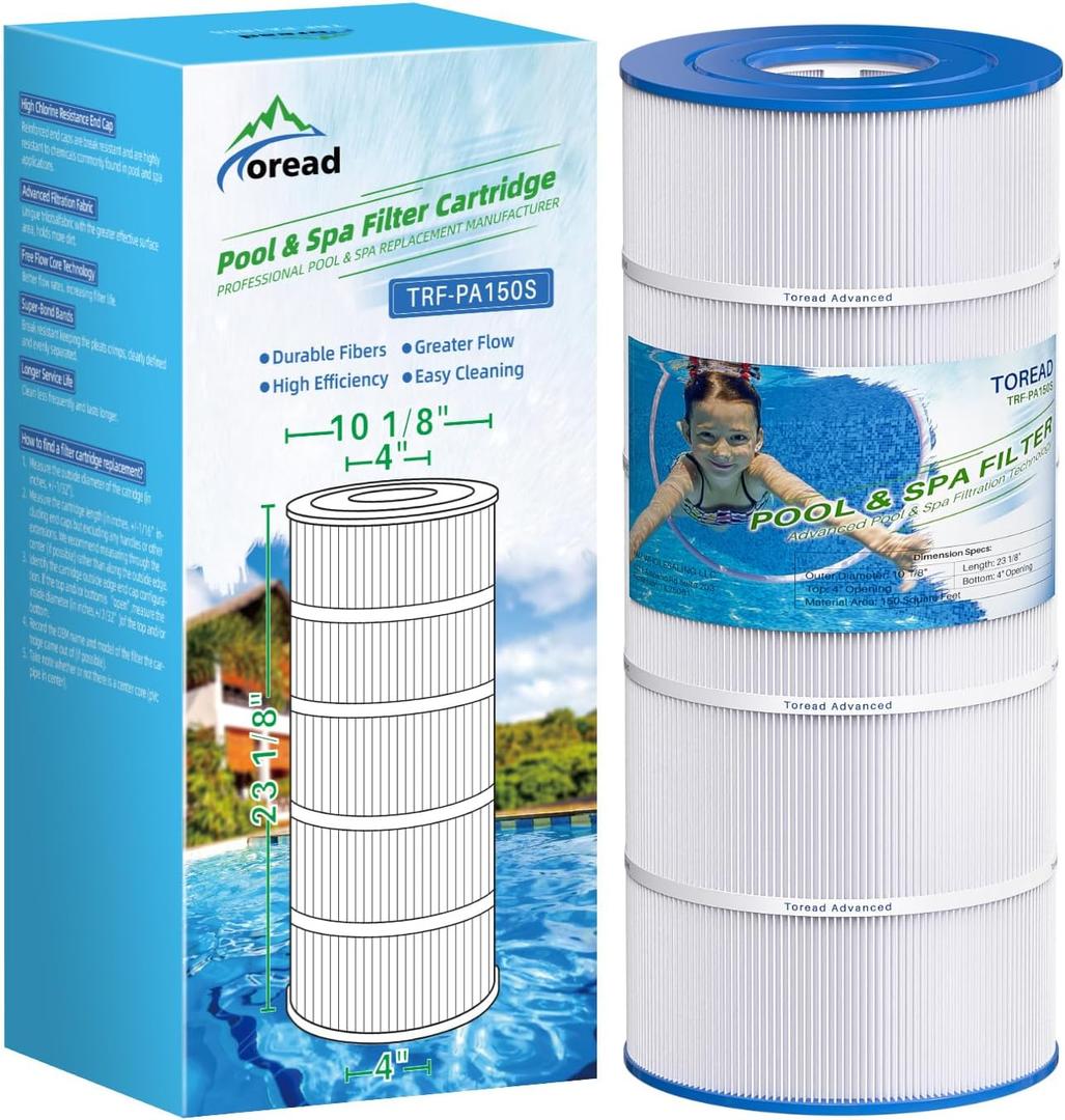 PA150S Pool Filter Replacement, Compatible with Hayward CX150XRE, Hayward C150S, PA150S, Ultral-D4, 150 sq.ft Filter Cartridge, 1 PACK