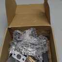 Mega Handles - Glamor Deadbolt I Entry Deadbolt Lock - Heavy Duty Round Locking Deadbolt for Left or Right-Handed Doors - Interior/Exterior - Matte Black (1 Pack)