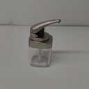 simplehuman 15 fl. oz. Square Push Pump Soap Dispenser, Brushed Nickel