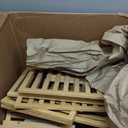 Under Bed Storage with Wheels-Large Bamboo Underbed storage Containers with Large Dust Bag Stackable Under the Bed Shoe Storage Bins for Clothes Books Bedding (2 Packs Nature, 23.62"L×16.54"W× 6.51"H)