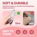 4 Pack Replacement Silicone Nipples Compatible with Comotomo 5oz / 8oz Bottle, Fast Flow, 6+ Months