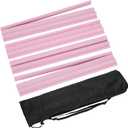 Pink Wooden Mahjong Racks with Pushers 19.68 Inch, 19.68 x 2.55 x 1.06 inches