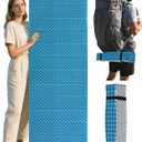 Abahub Foldable Foam Camping Sleeping Pad | Waterproof Soft Foam Matress for Adults, Ultralight Wide Pad for Outdoor Backpacking, Picnic, Yoga