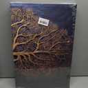 3Pcs Vintage Tree Life Canvas Wall Art Abstract Gold Tree Painting Decor Pictures Moody Modern Dark Plants Tree of Life Posters Prints for Living Room Bathroom Bedroom Decoration No Frames