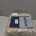 Bigacogo Chunky Knit Throw Blanket for Couch, 40x80 inches, 100% Hand Knitted with Thick Jumbo Chenille Yarn, Cozy Soft Large Rope Knot Cable Crochet Blankets for Sofa Bed Living Room, Taupe