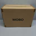 Mobo Heavy Duty Elongated Toilet Seat Riser, Easy to Install - 3.5" Lift - 300 lbs Capacity, Premium Padded Support Handles