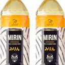 Soeos Mirin Cooking Wine, 16.9 fl oz (2 * 500ml) Pack of 2, Traditional Rice Wine, Authentic Natural Sugar Cooking Wine, Sweet Rice Wine for Cooking and Condiments, Premium Mirin Cooking Wine.