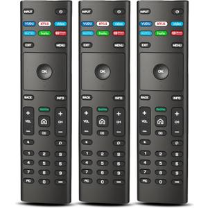 (Pack of 3) Replacement Remote Control for VIZIO Smart TV, Compatible with D/E/M/P/V/PX Series