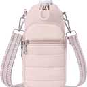 Water Bottle Bag 40 oz Crossbody Holder for Walking Hiking Insulated Carrier Purse with Adjustable Strap