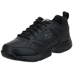 Skechers for Work Women's Dighton Bricelyn Wide Work Shoe,Black,6 W US