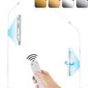 NXONE Led Floor Lamp,Modern Reading Adjustable Standing Height 4 Colors and Stepless Brightness Work Lamp for Living Room Bedroom Reading, White