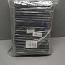 400 Pcs Black Boba Straws Jumbo Smoothie Straws,Individually Wrapped Disposable Plastic Large Wide-mouthed Milkshake Drinking Straws(0.43" Wide X 9.45" Long)