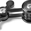Fidget Spinner for Adults, Metal Silent Figette Office Desk Toy Quiet Cool Gadgets Gifts for Teen Boys Kid Anxiety Stress Relief Calm Down Sensory Autism Autistic ADHD Airplane Travel (Black)