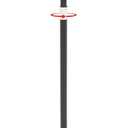 tonchean Portable Laptop Floor Stand Height Adjustable 18'' to 47'', Small Standing Desk for Couch Bed Laptop Table Mobile Computer Workstation Teacher Podium Projector Stand for Home Office Classroom