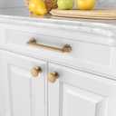 Asidrama 10 Pack Champagne Bronze Kitchen Cabinet Knobs Dresser Knob Drawer Knobs Cabinet Hardware Zinc Knob for Dresser Drawers