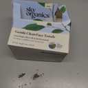 Sky Organics - Gentle Clean Face Towels (1-Pack) - 50 XL Single-Use Face Wipes - Ultra Soft & Dual Textured - Disposable Towel - Makeup Remover Wipes - Cruelty Free - Skin Care Tools - Self Care