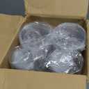 20 oz 100 Pack Clear Plastic Cups with Lids, Sturdy Iced Coffee Cups with Sip Lids, Disposable Food Safe Smoothie Cup for Cold Drinks, Juice, Milkshake