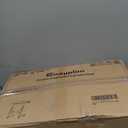 Small Standing Desk with Wheels, Portable Treadmill Desk, Rolling Desk Adjustable Height for Laptop, Mobile Standing Table for Walking Pad, Bedside Table (Black)