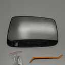 Passenger Right Side View Heated Mirror Glass for for Dodge Ram 1500 2009-2017 for Ram 2500 2010-2018, Replace 68079362AA, 68050298AA Exterior Mirror Replacement Glass