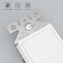 AIDA Matte White Single Pole Decorator Light Switch, 15Amp, 120/277V, Decorative Paddle Rocker Switch Replacement, Electrical Wall Switch,Residential/Commercial Grade, UL/CUL (20 Pack)