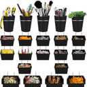 CYEAH 21 Sets Pegboard Bins Pegboard Cups with Hooks, Pegboard Hooks Basket Assortment, Pegboards Wall Organizer for Organizing Craft Accessories Tools Storage Office Workshop Garage Workbench