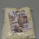 Genina Waterproof Seat Covers for Chairs,Set of 6 Dining Room Chair Seat Covers for Kitchen,Stretch Jacquard Removable Washable Dining Chair Slipcovers Protectors with Rear Covers, Beige