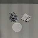 BOPai Suction Cup Shower Head Holder for Handheld Shower No Drill, For Smooth Surfaces Only, Vertical Mount Only, Chrome