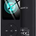 AGPTEK A02PL 64GB MP3 Player, 70 Hours Playback Lossless Sound Music Player, Supports up to 128GB(Black)