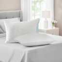 MARTHA STEWART Bed Pillow, Standard, White 2 Count